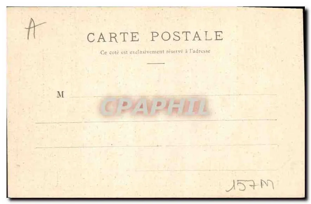 Wasserfälle im Garten der Place Placey — Dijon — Sammlung J. G. Dijon - Rückseite