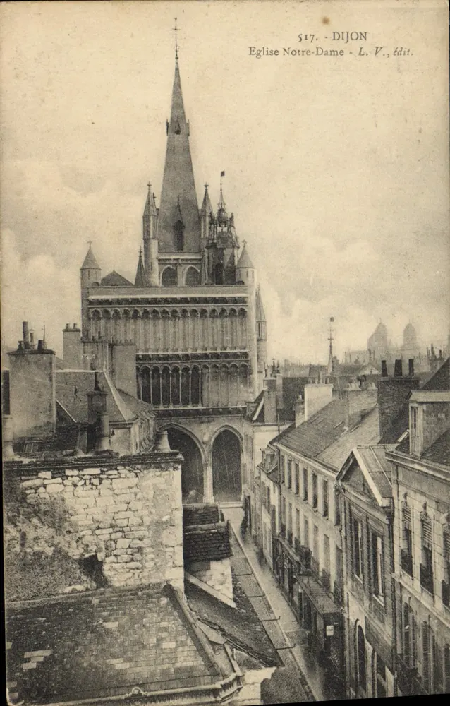 Igreja Nossa Senhora — Dijon — L. V., edição n° 517 - Frente