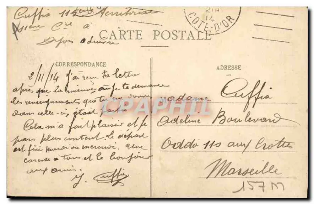 Igreja Nossa Senhora — Dijon — L. V., edição n° 517 - Verso