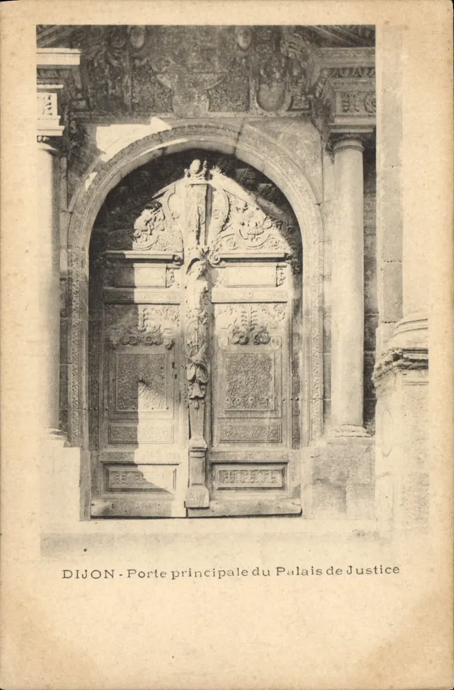 Dijon - Haupteingang des Palastes der Justiz — n° 157M - Vorderseite