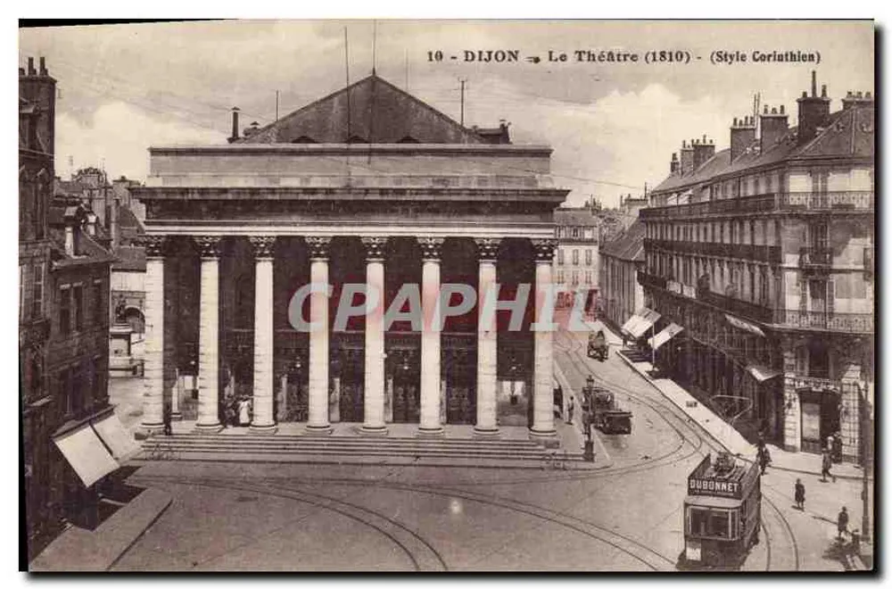 Dijon — O Teatro (1810) — Estilo Coríntio - Frente