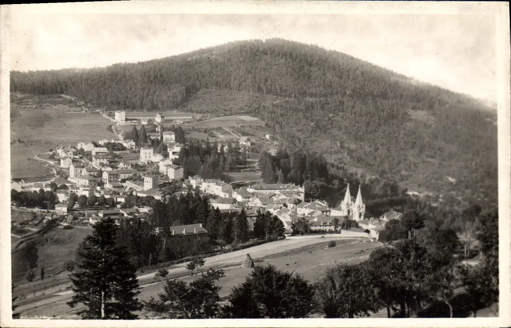 La Louvesc (Ardèche) — Allgemeiner Blick und Mont-Chaix — Édition de Luxe Léon GARGERIT - Vorderseite