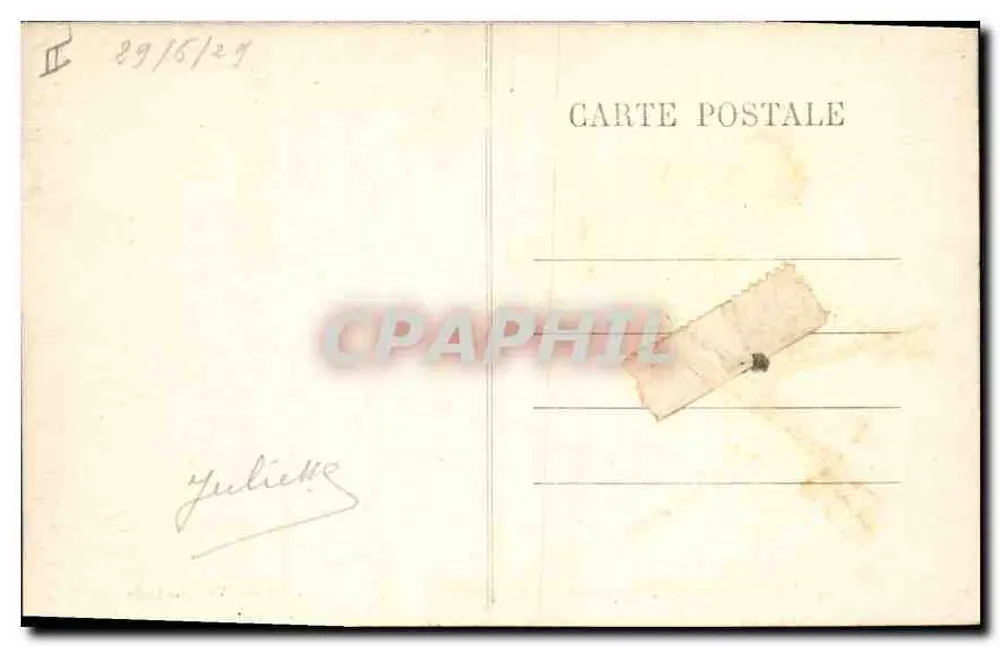 La Louvèsc — Boulevard des Élégants — Edit. Valentin Celle - Verso