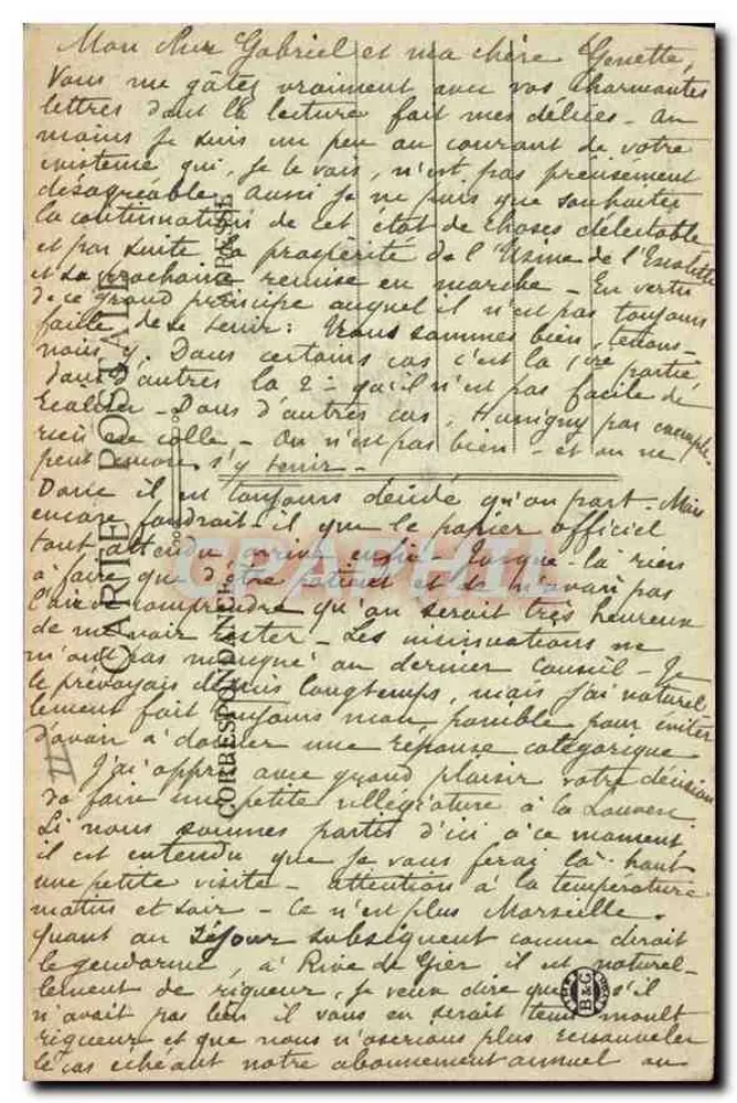 Lalouvesc — Allgemeiner Blick vom Bois des Élégants — Paillier, Lyon, n°133 - Rückseite