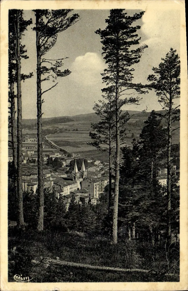 La Louvesc (Ardèche) — Blick auf die Stadt — Verlag Cimy - Vorderseite