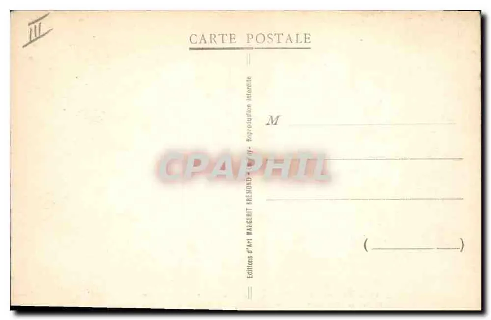 La Louvesc (Ardèche), H. 1070 m. — Das Hotel du Mont Besset, ein Kur- und Bergresort, renommierter Tourismuszentrum — Editions d'Art MARGERIT BRESIOND - Rückseite