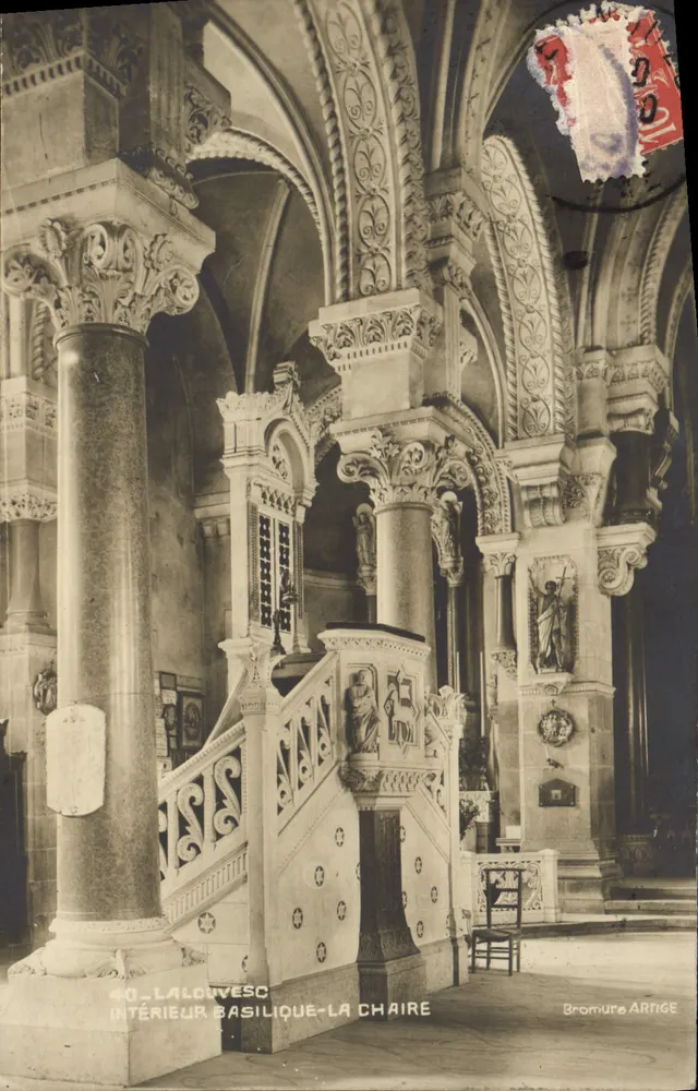Interior da basílica - A cadeira — Bromure Aringe, n°40 - Frente