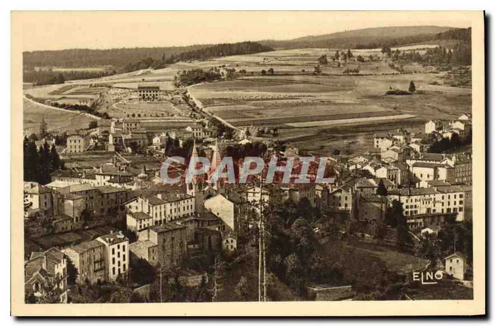La Louvesc (Ardèche) — Allgemeiner Blick Südosten — Kunstausgabe Marguerite & Émondi — n° 9825 - Vorderseite
