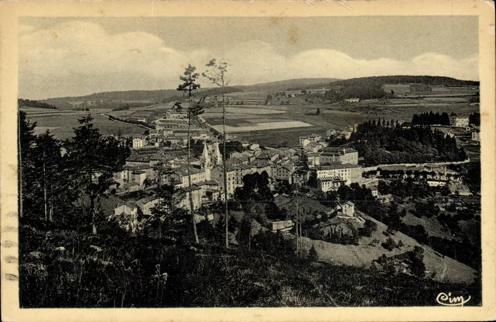 La Louvesc (Ardèche) — Vista Geral — Cim - Frente