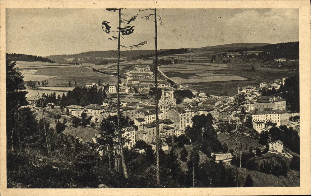 La Louvesc (Ardèche) — Vista geral — Héliogravure Jambier Bacon - Frente