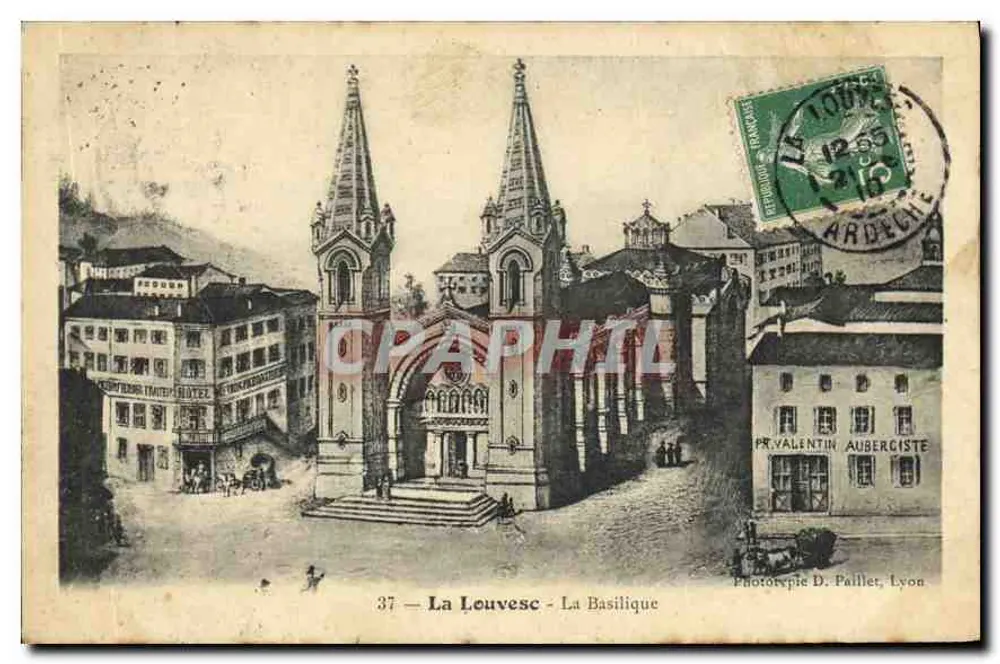 La Louvesc - A Basílica — Fototipia D. Pailler, Lyon, n°37 - Frente