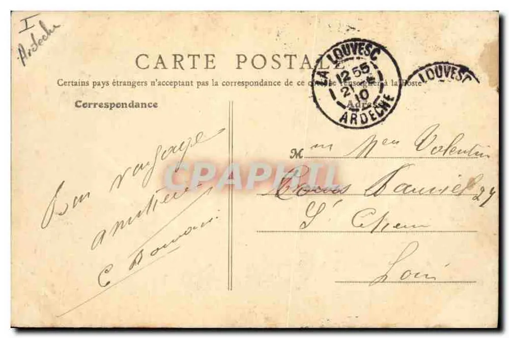 La Louvesc - A Basílica — Fototipia D. Pailler, Lyon, n°37 - Verso