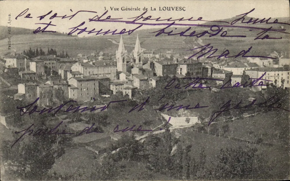 Vista Geral de La LOUVESC — Pallet, edição Lyon, n°3 - Frente