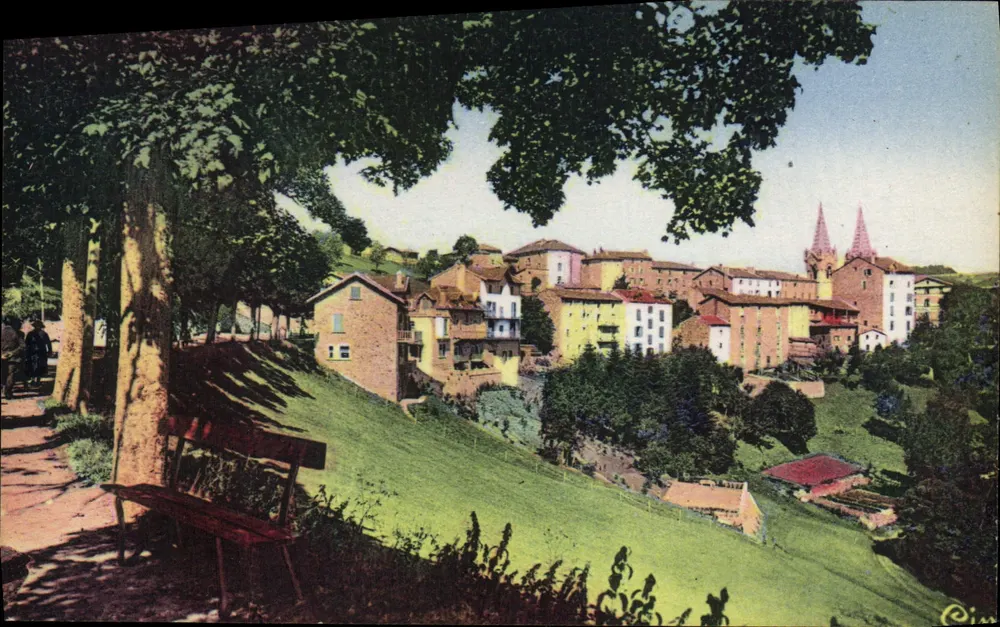 La Louvesc (Ardèche) — Vista Geral — Combiér Imprimeur - Frente