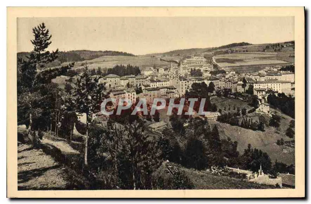 La Louvesc (Ardèche) — Vista geral — Altitude 1050 m — Fot. Combet Nacón - Frente