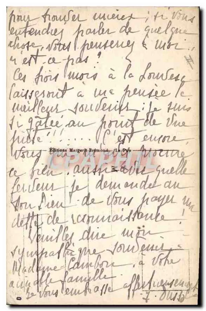 La Louvesc (Ardèche) — Placówka — Wydawnictwo Marguerite Brémont, nr 6165 - Rewers