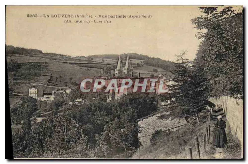 La Louvesc (Ardèche) — Teilansicht (Nordseite) — Cure d'air - Vorderseite