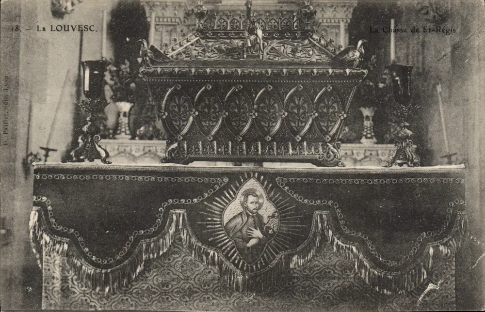 La Louvesc — A Caça de São Régis — D. Barillet, editor Lyon, n°18 - Frente