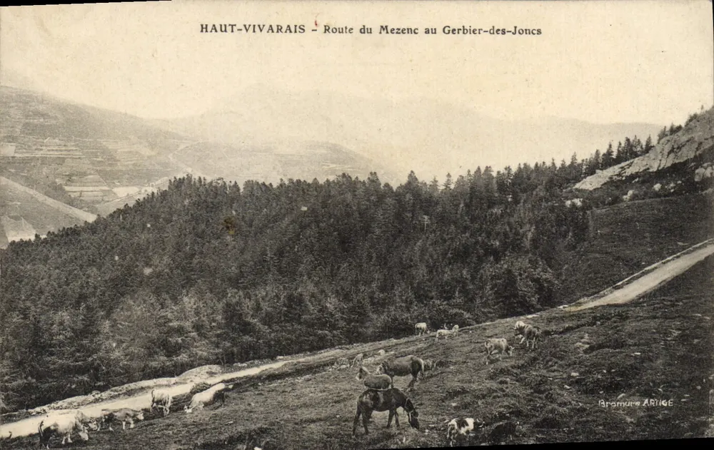 Haut-Vivarais - Route du Mezenc au Gerbier-des-Joncs — Bromure Arlège - Vorderseite
