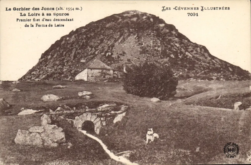 Der Gerbier des Joncs (alt. 1554 m.) — Die Loire an ihrer Quelle — Les Cévennes Illustrées 7091 - Vorderseite