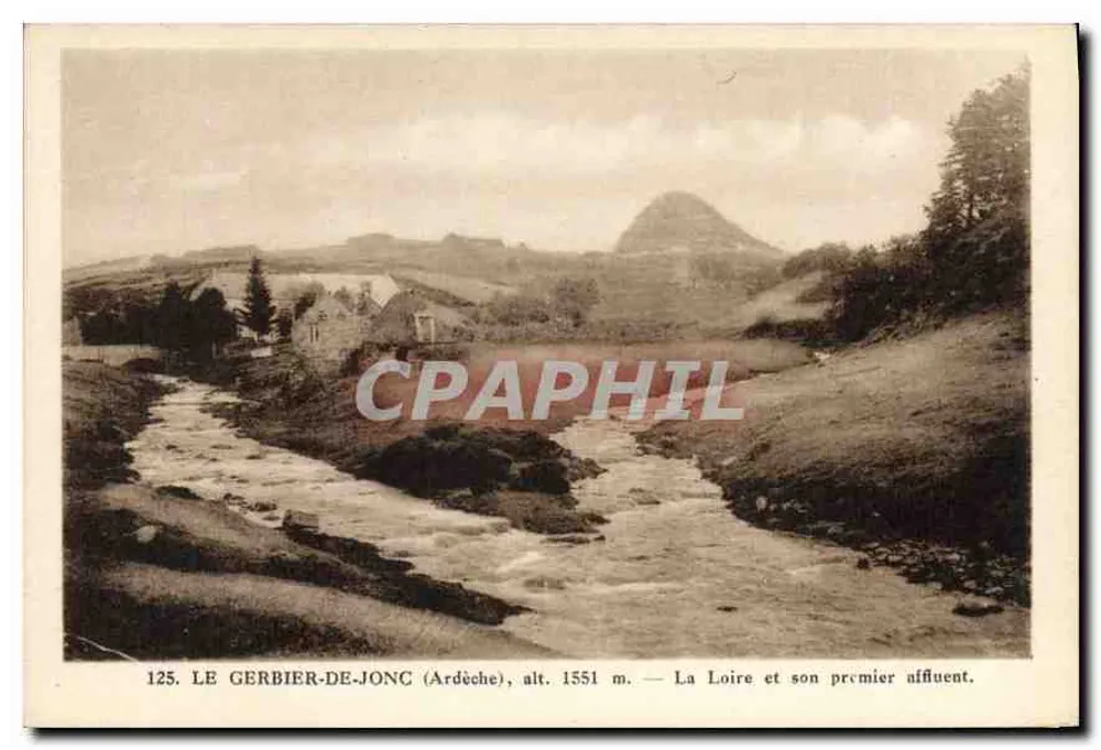 Le Gerbier-de-Jonc (Ardèche), H. 1551 m. — Die Loire und ihr erster Nebenfluss - Vorderseite