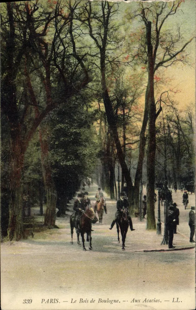 Paris — Der Bois de Boulogne — Bei den Akazien — LL. — n°339 - Vorderseite
