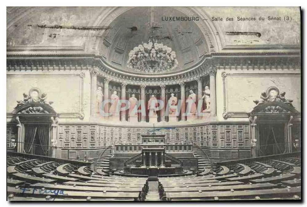Luxemburg — Sitzungssaal des Senats (3) - Vorderseite