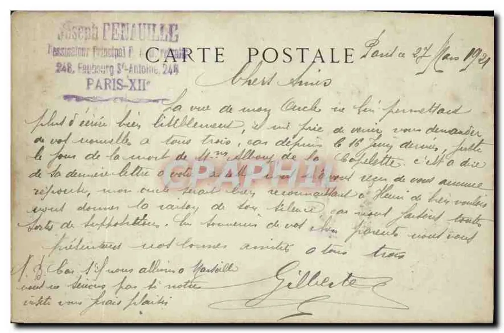 O Hotel de Sens — Paris — ND Phot - Verso