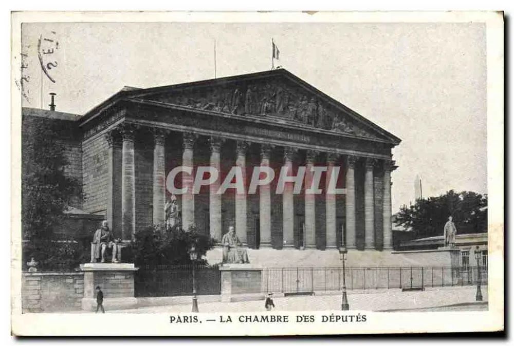 Paris — A Câmara dos Deputados - Frente