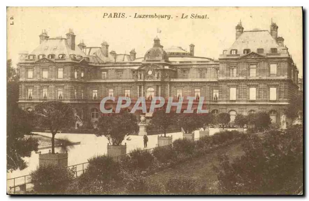 Paris - Luxembourg - O Senado - Frente