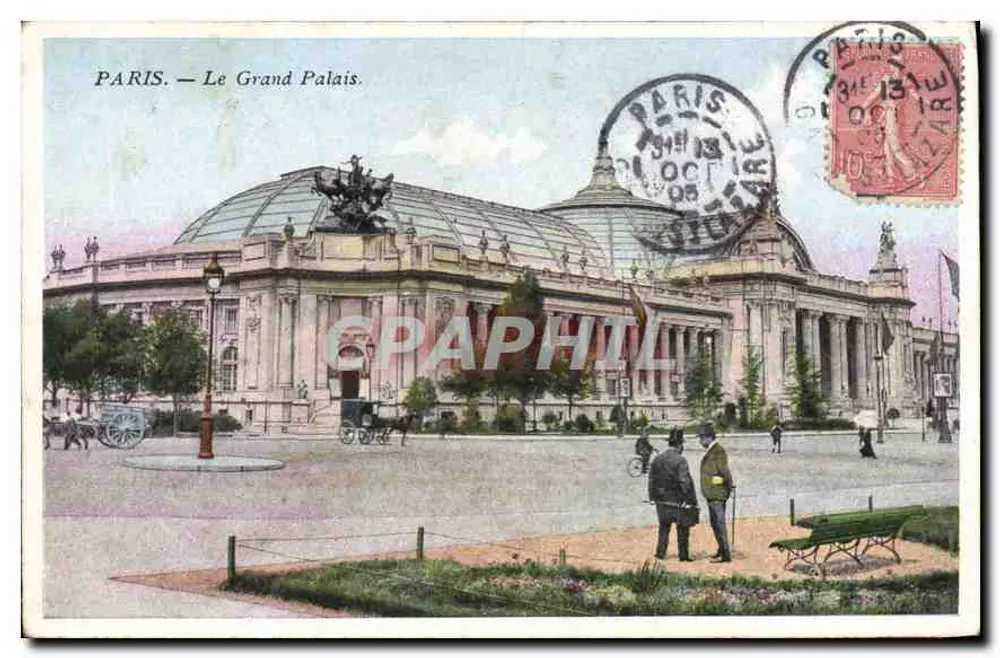 PARIS — O Grande Palácio. — Editor não visível, número de série não legível. - Frente