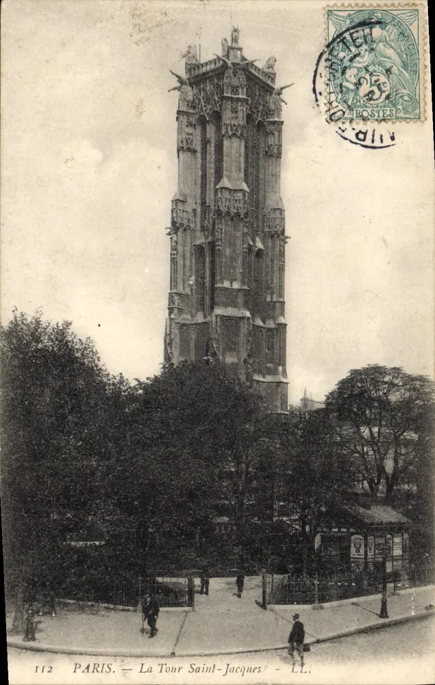 Paris — Torre Saint-Jacques — LL. — n°112 - Frente