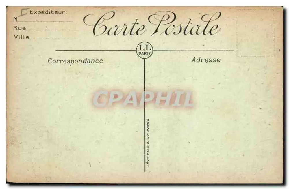 Paris — O Palácio de Justiça — A Fachada — LL - Verso