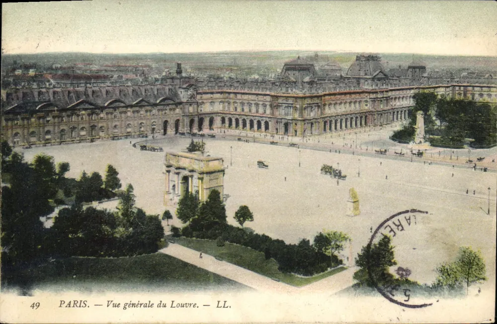 Parijs — Algemene uitzicht op het Louvre — LL. n°49 - Voorkant