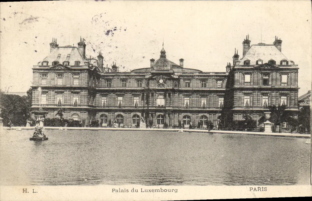 Palácio do Luxembourg — Paris — H. L. - Frente