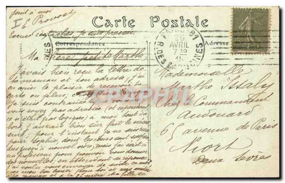 Paris — Fachada do Hôtel des Invalides — JAD Hot, n°49 - Verso