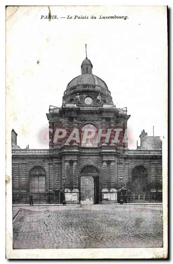 PARIS — Le Palais du Luxembourg — éditeur imprimeur non visible - Frente
