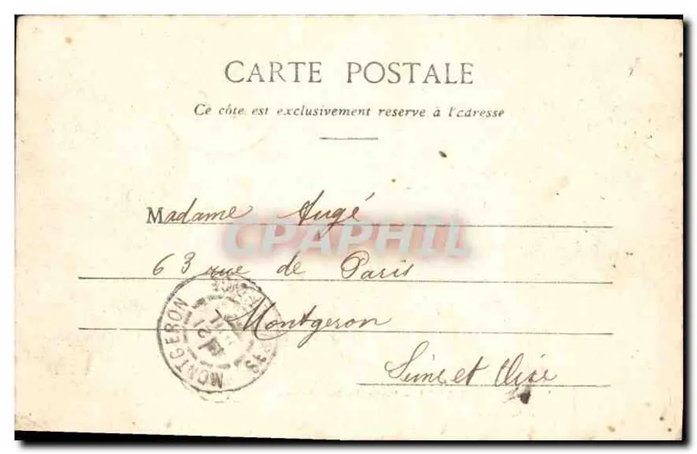 Paris - Bois de Boulogne — Beijos Robert M. Lepler - Verso