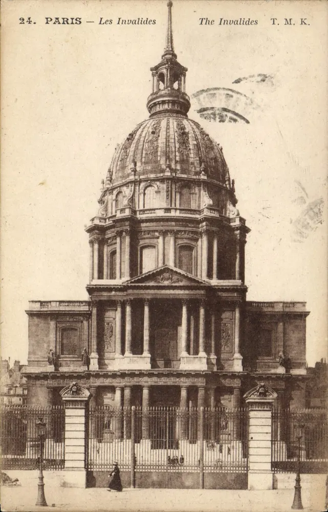 PARIS — Os Invalidos — T.M.K. n°24 - Frente