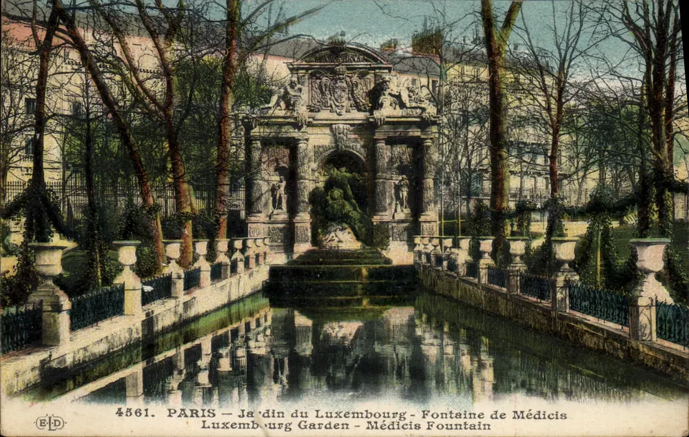Paris - Jardin du Luxembourg - Fontaine de Médicis - Vorderseite