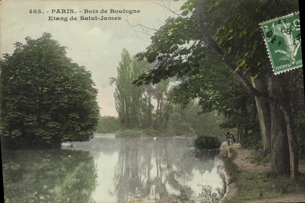 Paris - Bois de Boulogne - Etang de Saint-James — Verlag nicht sichtbar, Seriennummer 485 - Vorderseite