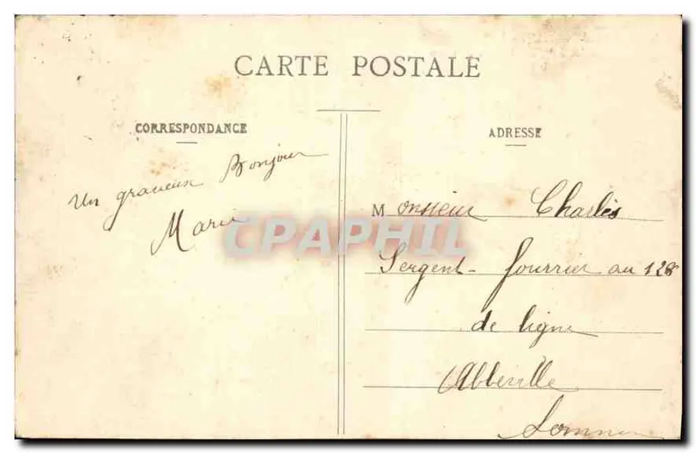 Paris - Bois de Boulogne - Etang de Saint-James — Verlag nicht sichtbar, Seriennummer 485 - Rückseite