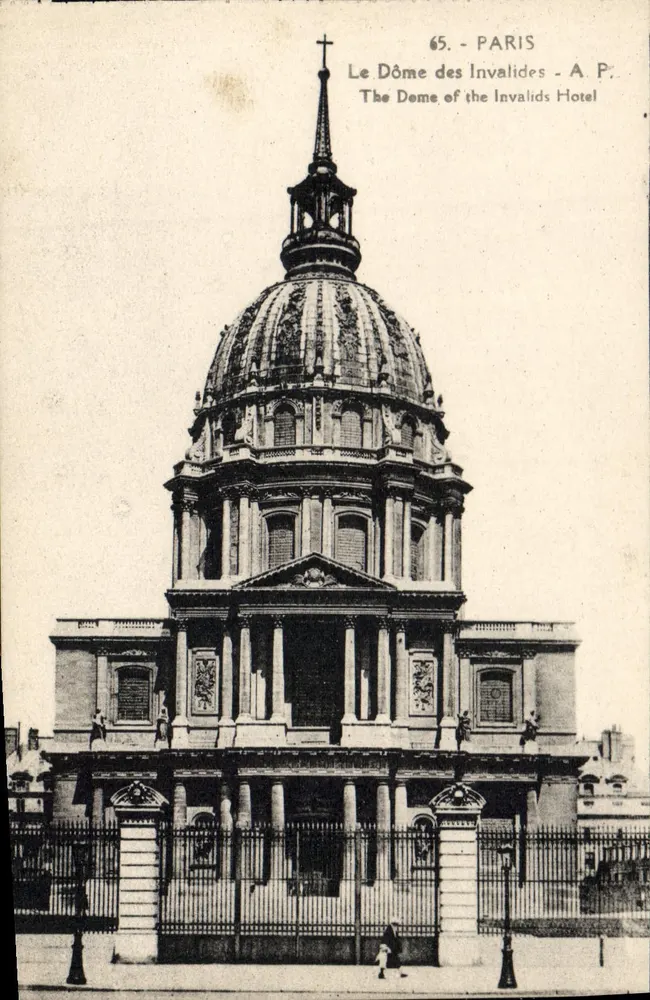 O Domo dos Inválidos - Paris — A.P. — n°65 - Frente