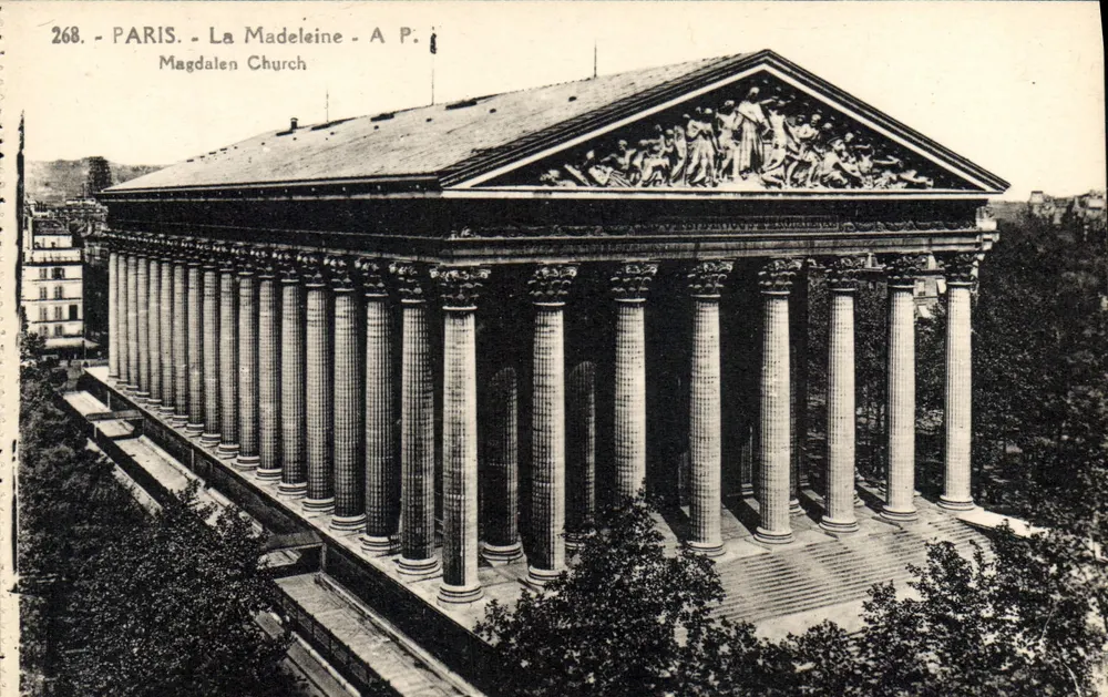 Paris - La Madeleine - A.P. - Igreja da Magdalena - Frente