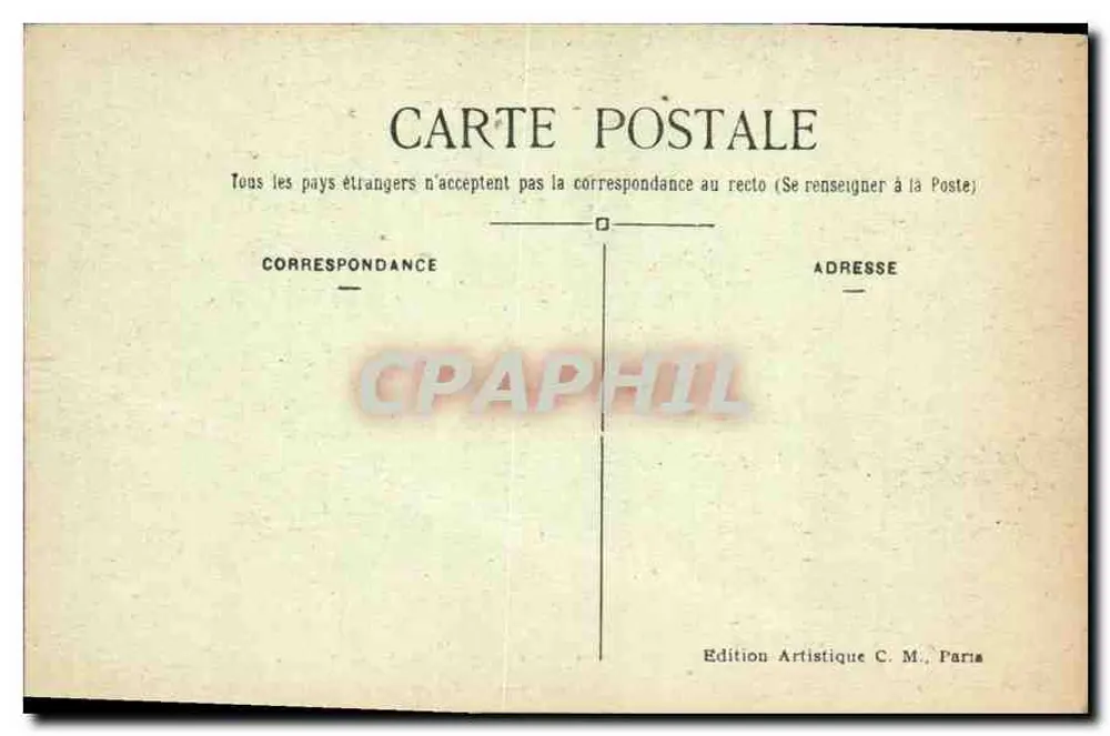 Paris - Musée du Louvre - Die Galerie Apollon — C. M. n°311 - Rückseite