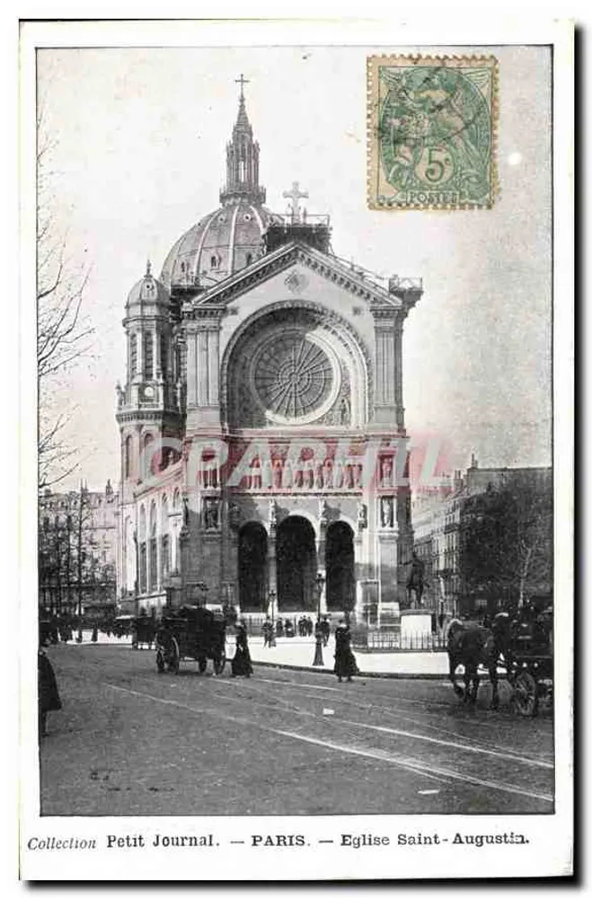 Igreja de São Agostinho — Paris — Coleção Petit Journal - Frente