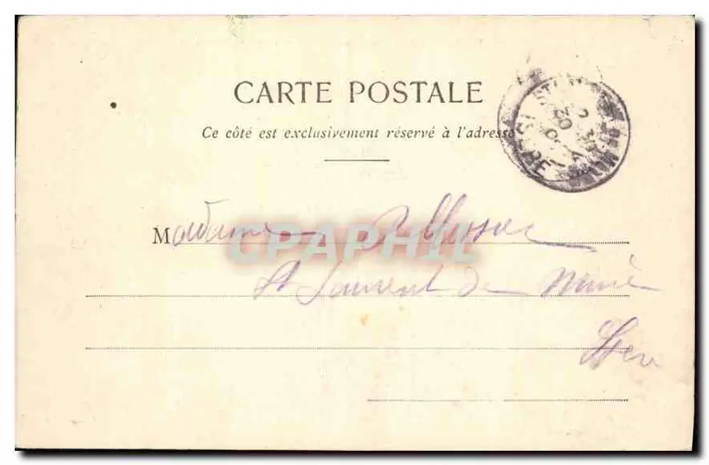 Paris - Buttes Chaumont - Visão Geral — editor desconhecido, n° 332 - Verso