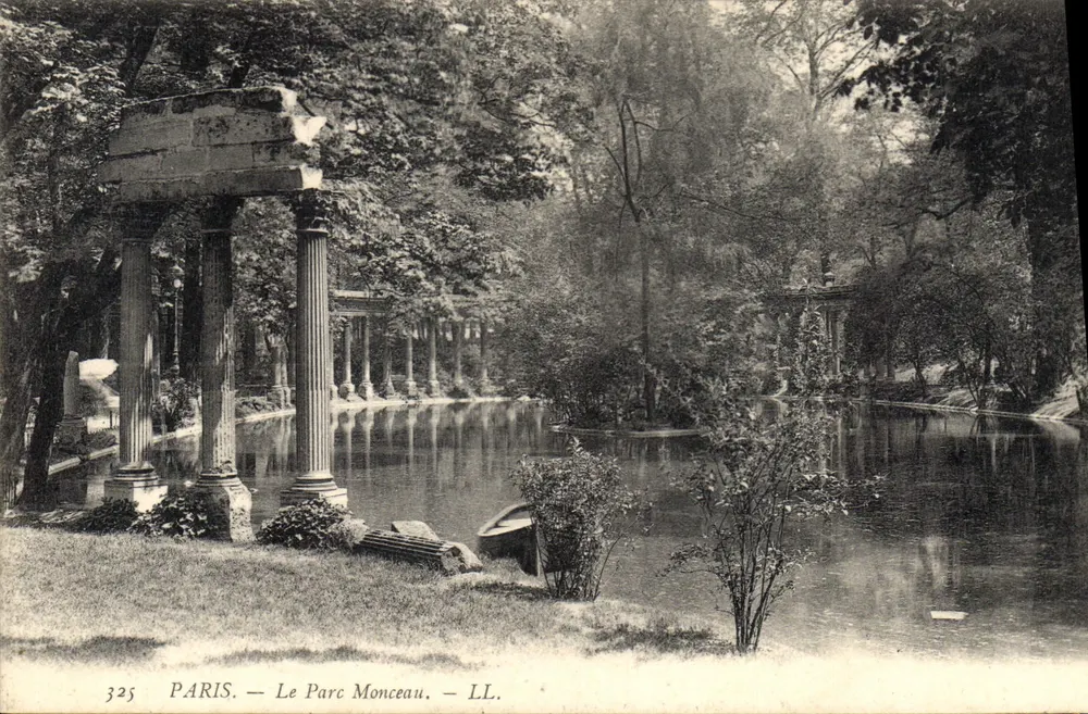 Paris — O Parque Monceau — LL. n° 325 - Frente