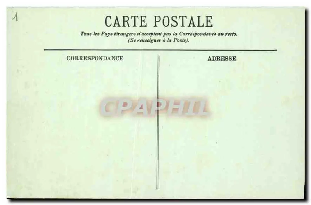 Paris — O Parque Monceau — LL. n° 325 - Verso