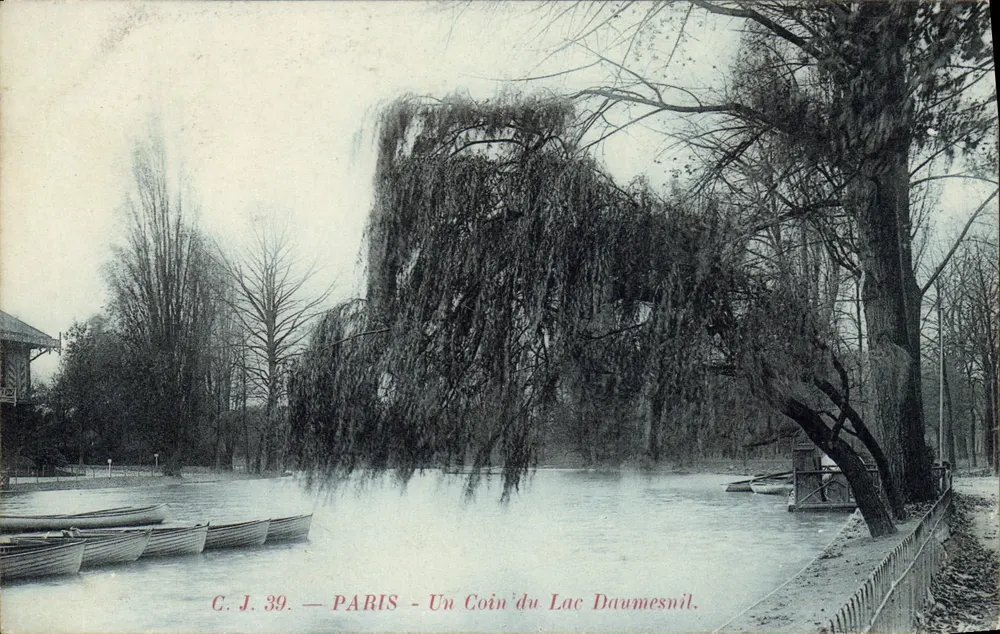 Parigi — Un angolo del Lago Daumesnil — C. J. 39 - Recto